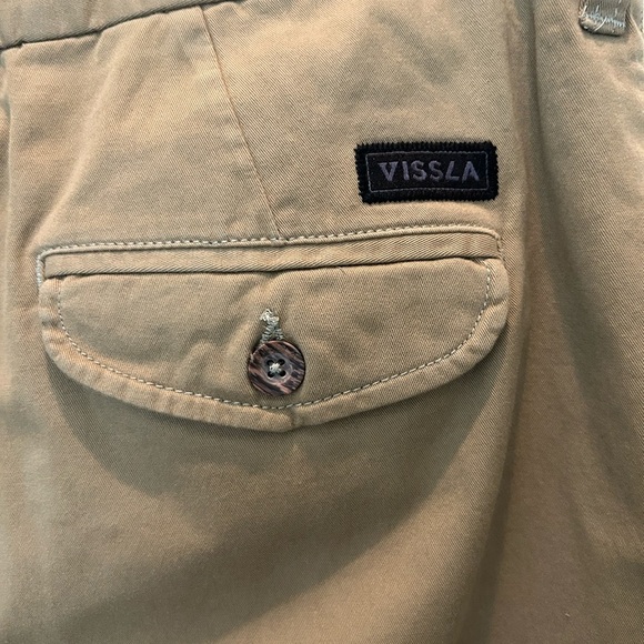 VISSLA Men's Tan Shorts eco 18” walk shorts - Picture 4 of 6